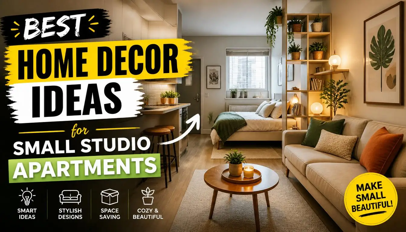 Best Home Decor Ideas for Small Studio Apartments