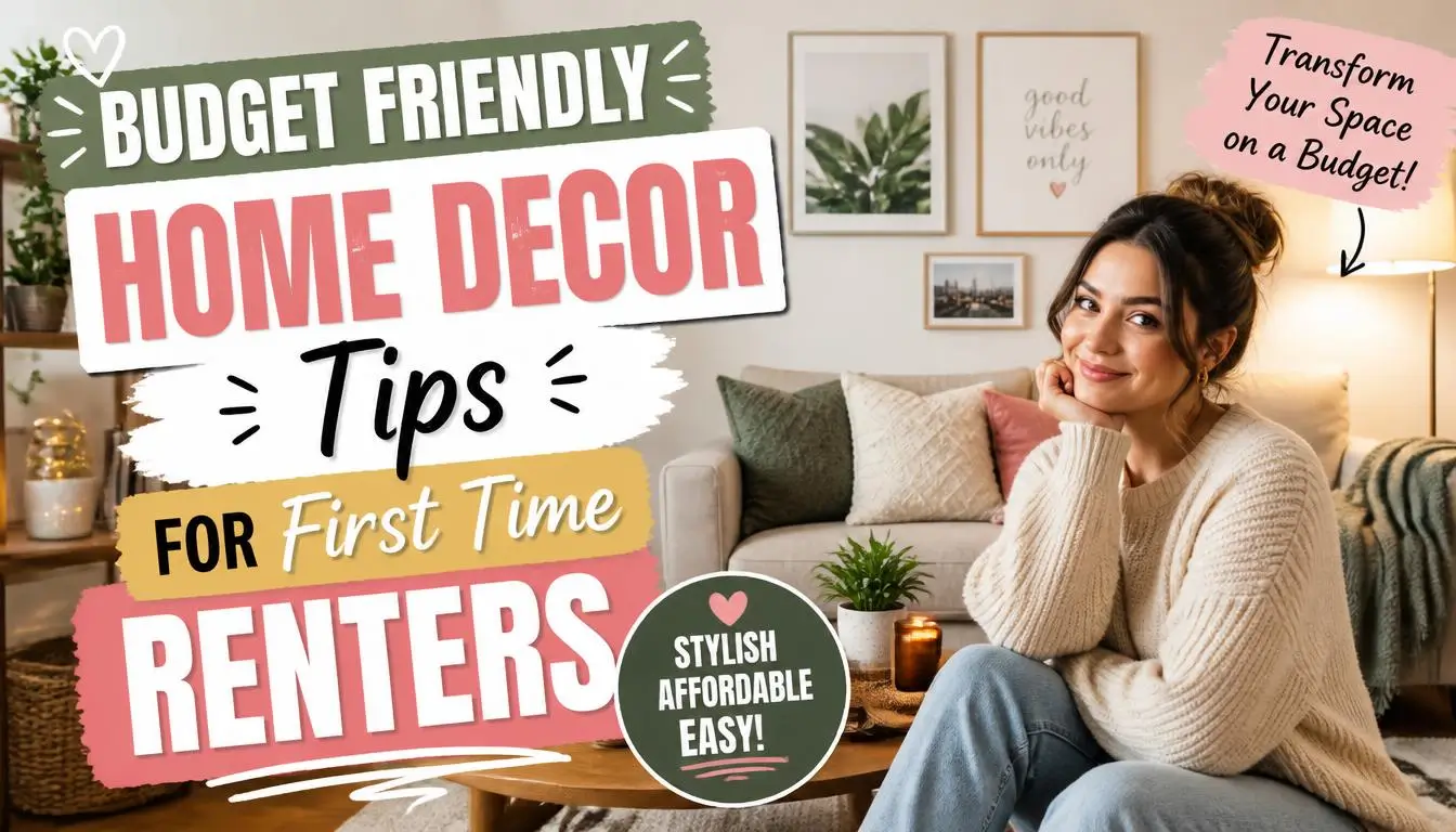 Budget Friendly Home Decor Tips for First Time Renters