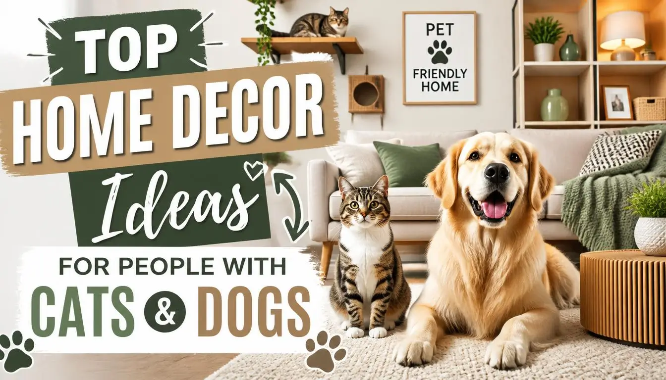 Top Home Decor Ideas for People With Cats and Dogs